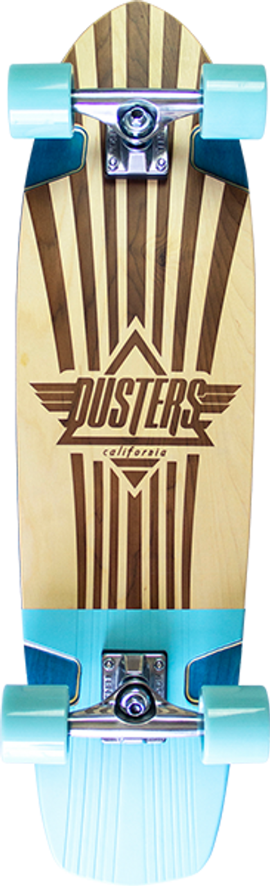DUSTERS KEEN RETRO FRAME CRUSIER SKATEBOARD COMPLETE 31 TEAL