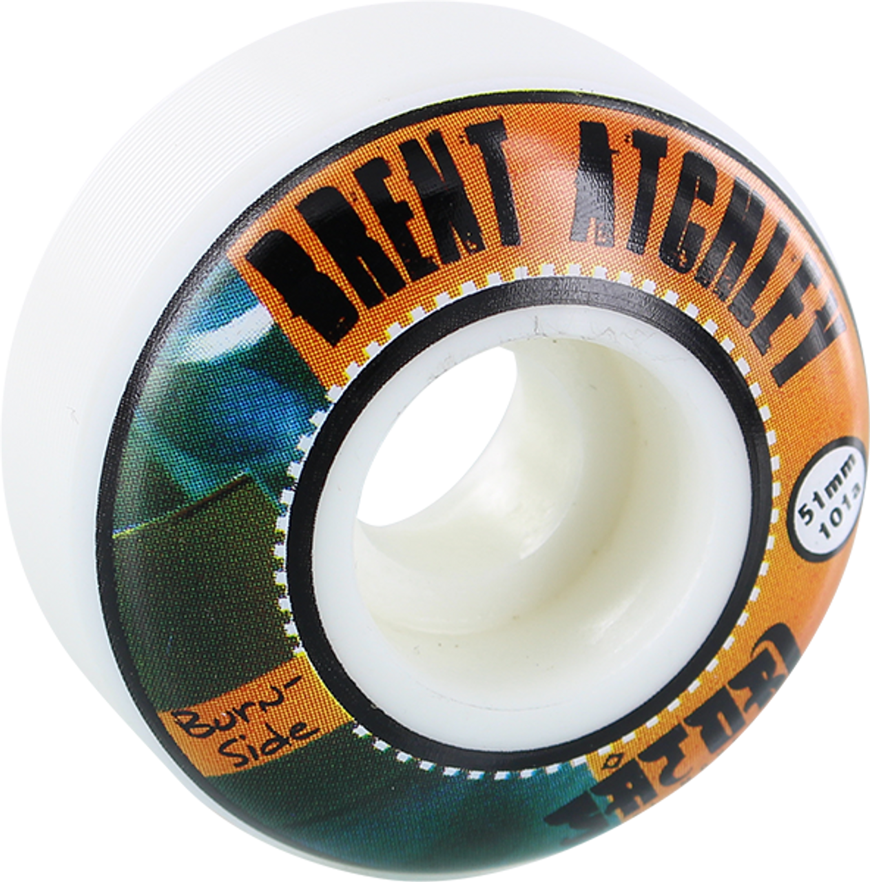 SATORI ATCHLEY BURNSIDE 51mm 101a WHITE WHEELS SET