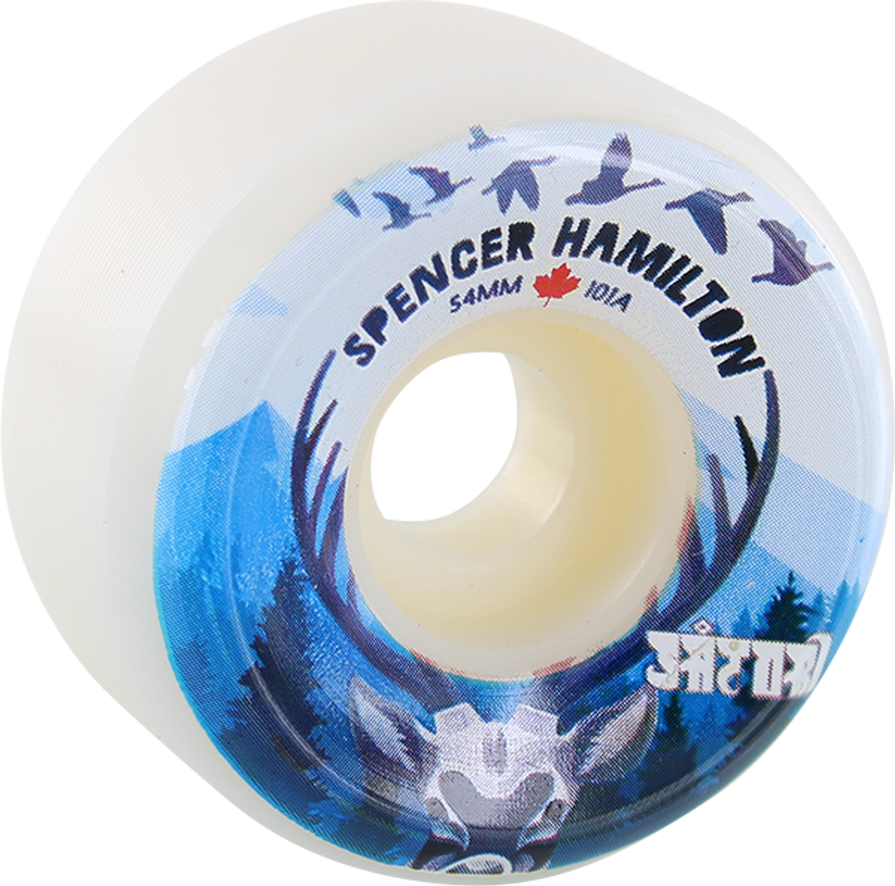 SATORI HAMILTON CANADA 54mm 101a WHITE WHEELS SET