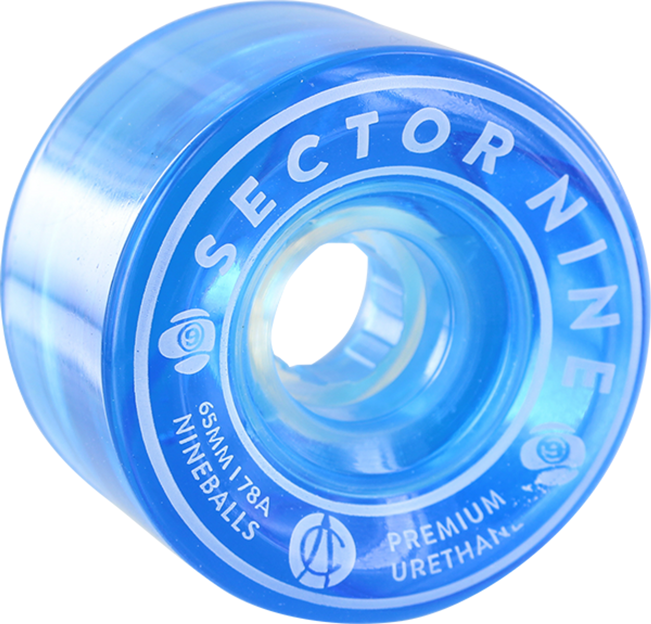 SECTOR 9 NINEBALLS 65mm 78a BLUE WHEELS SET