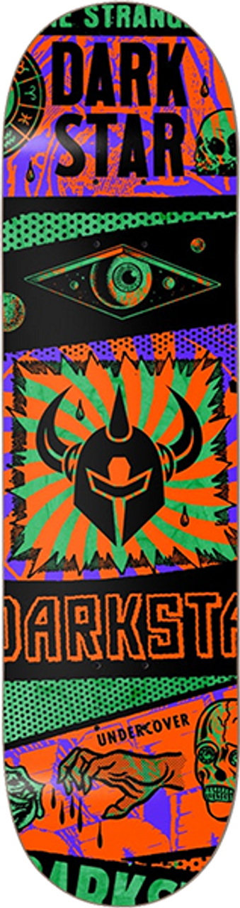 DARKSTAR COLLAPSE SKATEBOARD DECK-8.25 ORANGE hyb
