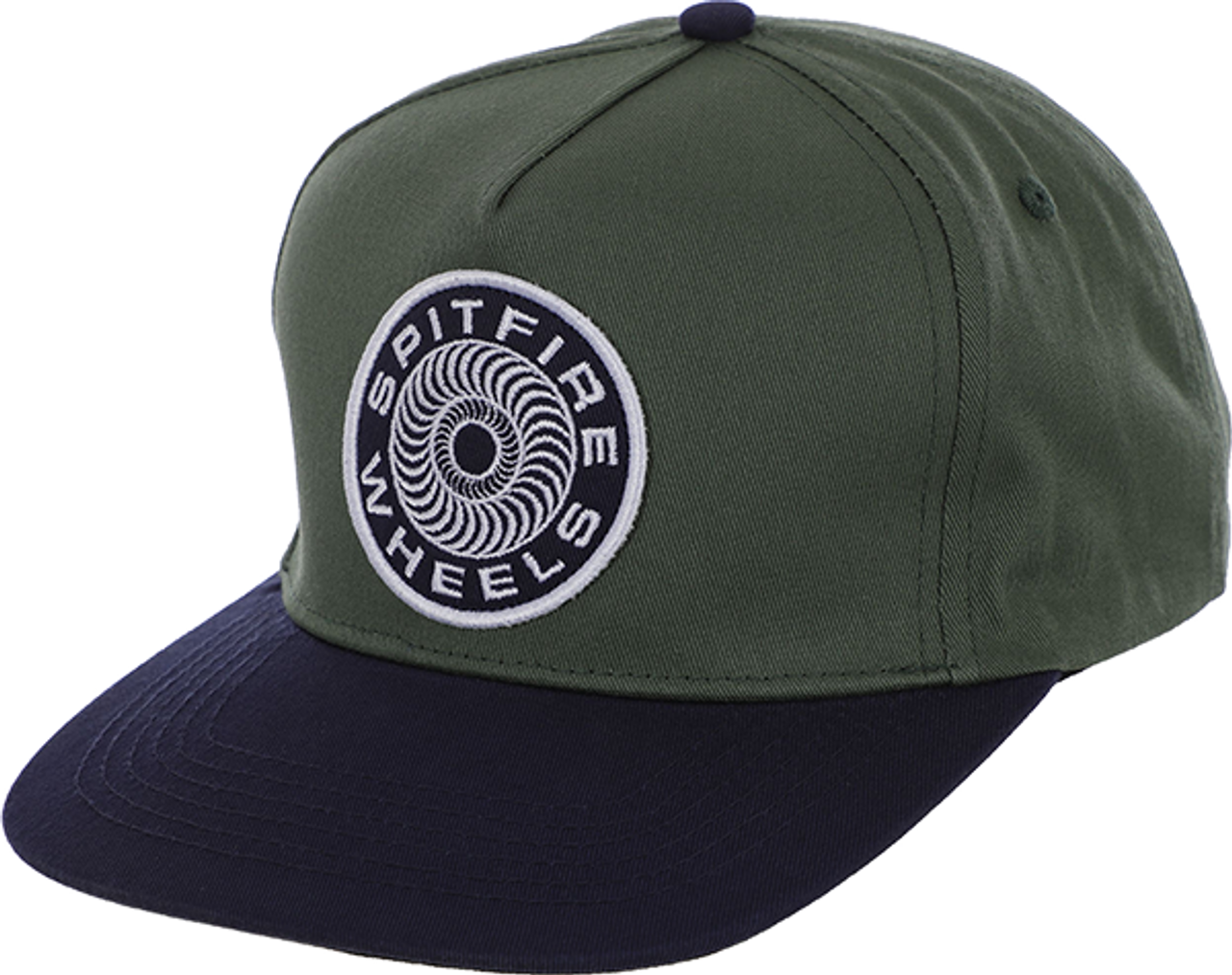 SPITFIRE CLASSIC 87 SWIRL PATCH HAT ADJ-DK.GREEN/NAVY