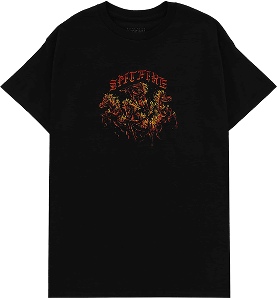 SPITFIRE APOCALYPSE SS TSHIRT SMALL BLACK