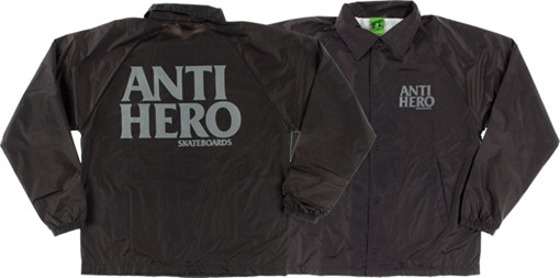 Anti Hero Black Hero Coaches Jacket Medium Brn/Reflective