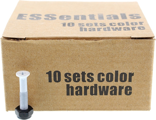 ESSENTIALS 10/PK WHITE 1" SKATE HARDWARE