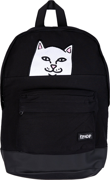 RIPNDIP LORD NERMAL VELCRO HANDS BACKPACK BLACK