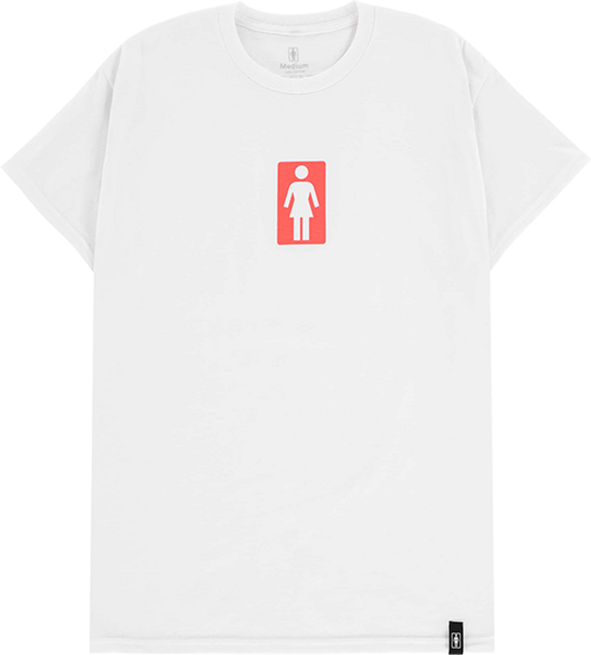 GIRL KNOCKOUT OG SS TSHIRT SMALL WHITE