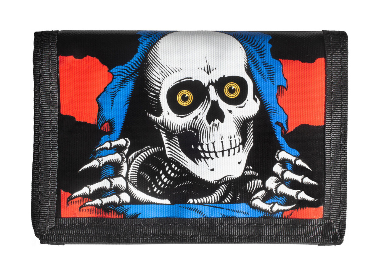 Powell Ripper Tri-Fold Wallet Black Blue Red OneSize