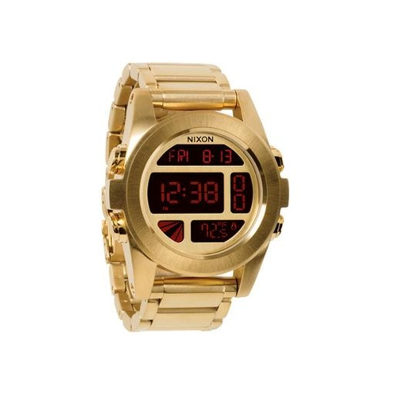 NIXON Unit SS All Gold Watch