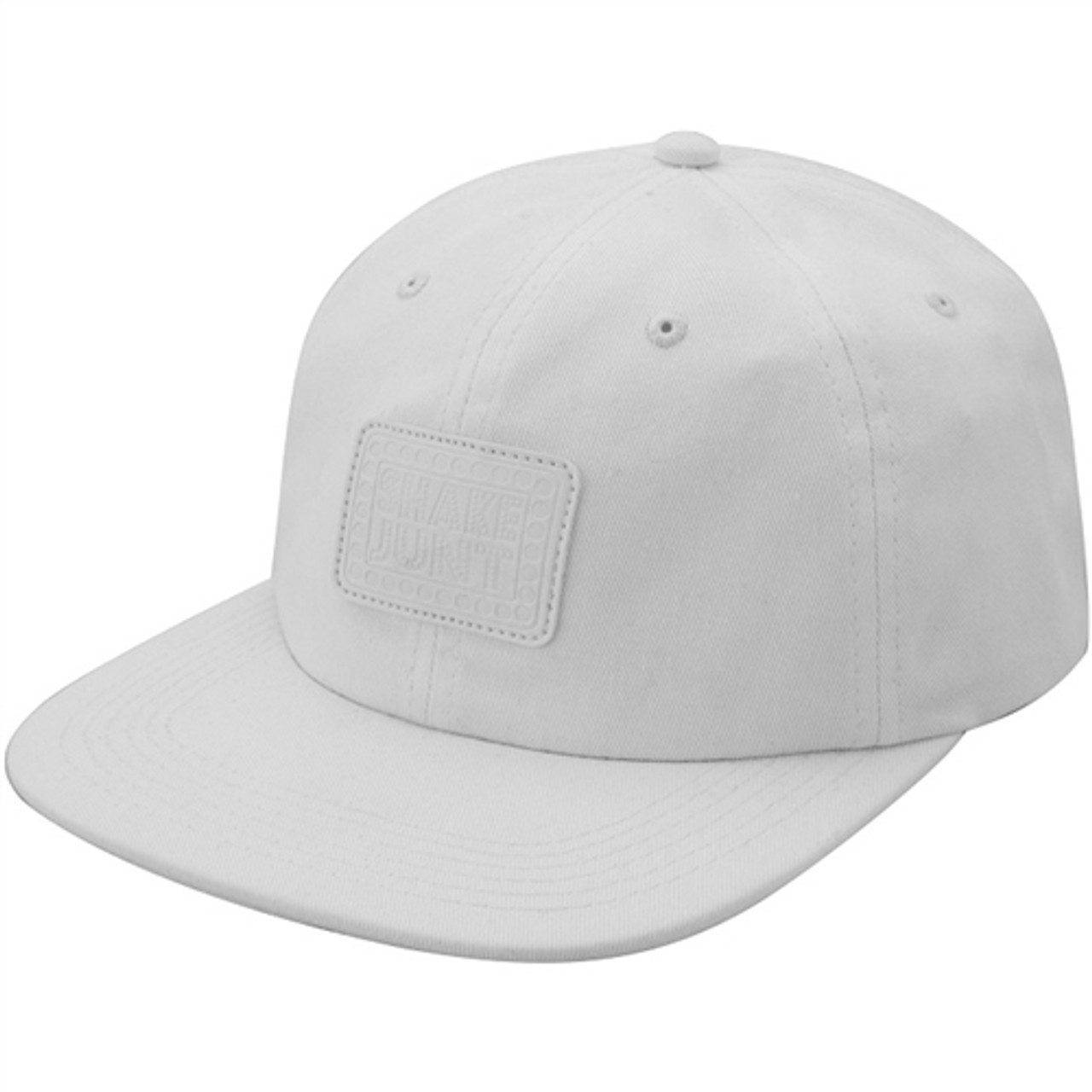 Shake Junt Box Logo Hat White White Strapback