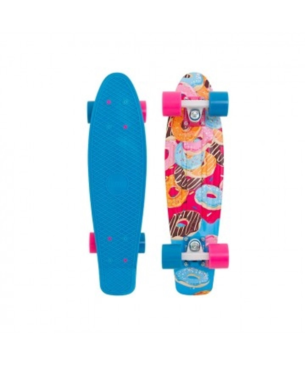 Penny Nickel Graphic Complete Sweet Tooth Bagels Blue Pink 27"