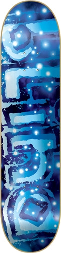 BLIND DUSTED SKATEBOARD DECK-7.5 BLUE