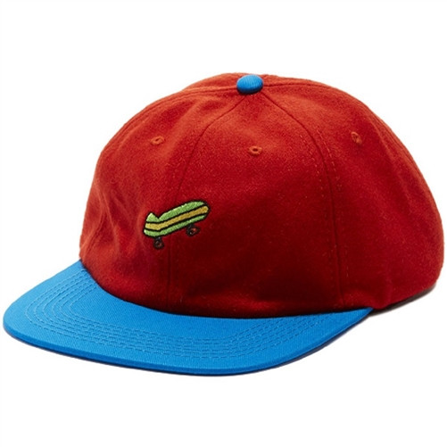 Illegal Civilization Sk8 Hat Dad Style Red Blue Strapback