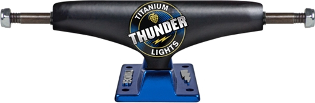 THUNDER HI 147 TITANIUM II MIDNIGHT BLK/BLUE Set of 2 Trucks
