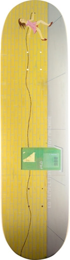 TOY MACHINE TEMPLETON ART BOARD SKATEBOARD DECK-8.5