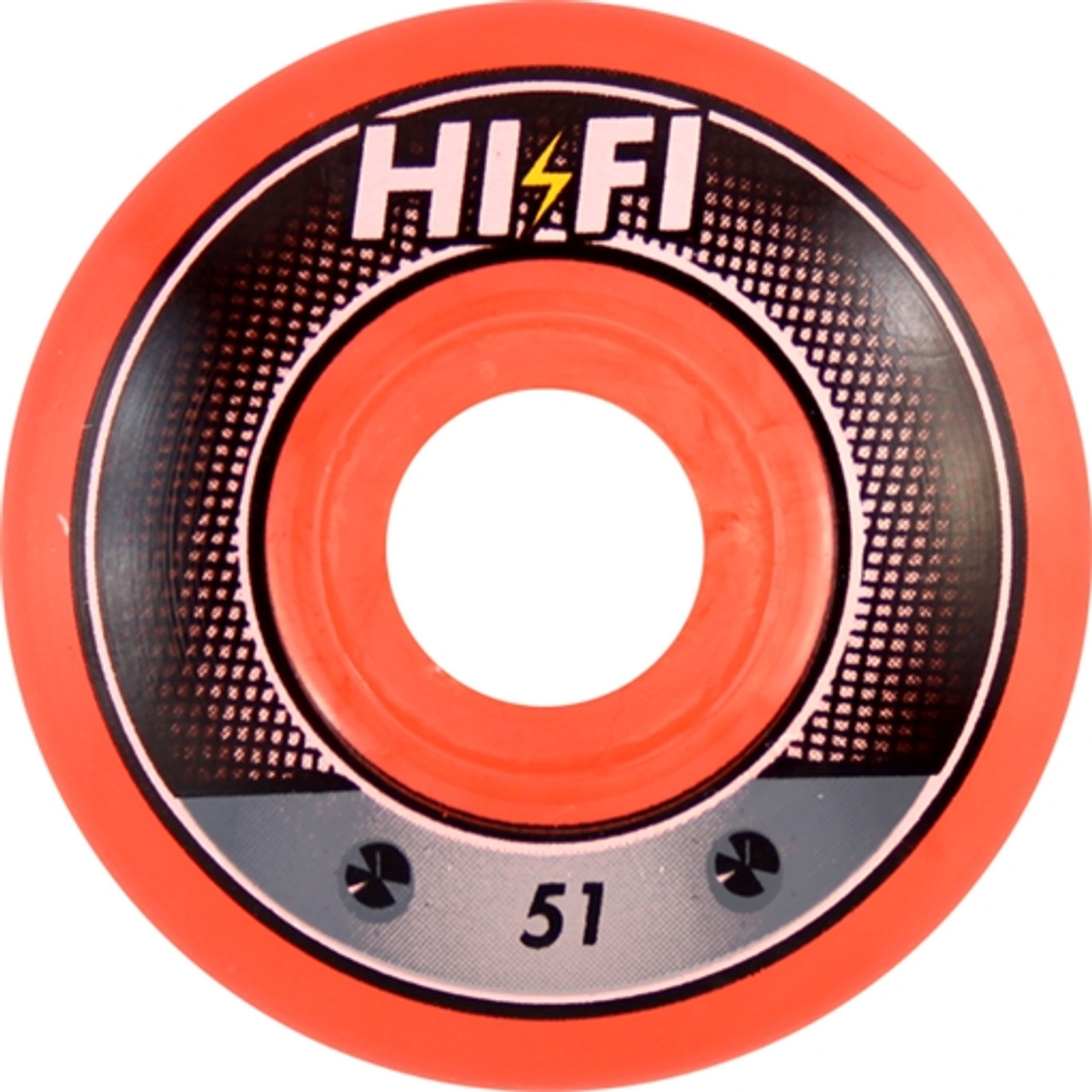 HI-FI LIVEWorld IndustriesRE 51mm RED SWIRL superthane Skateboard Wheels