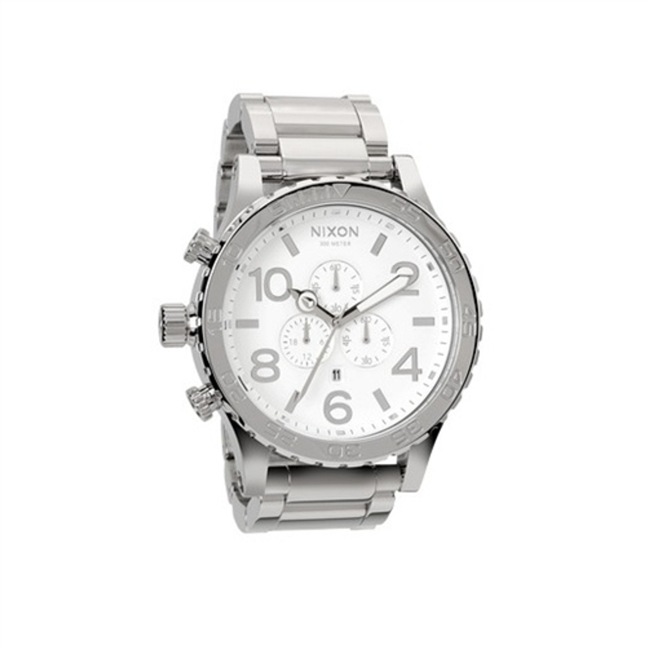 NIXON 51-30 Chrono High Polish White Watch