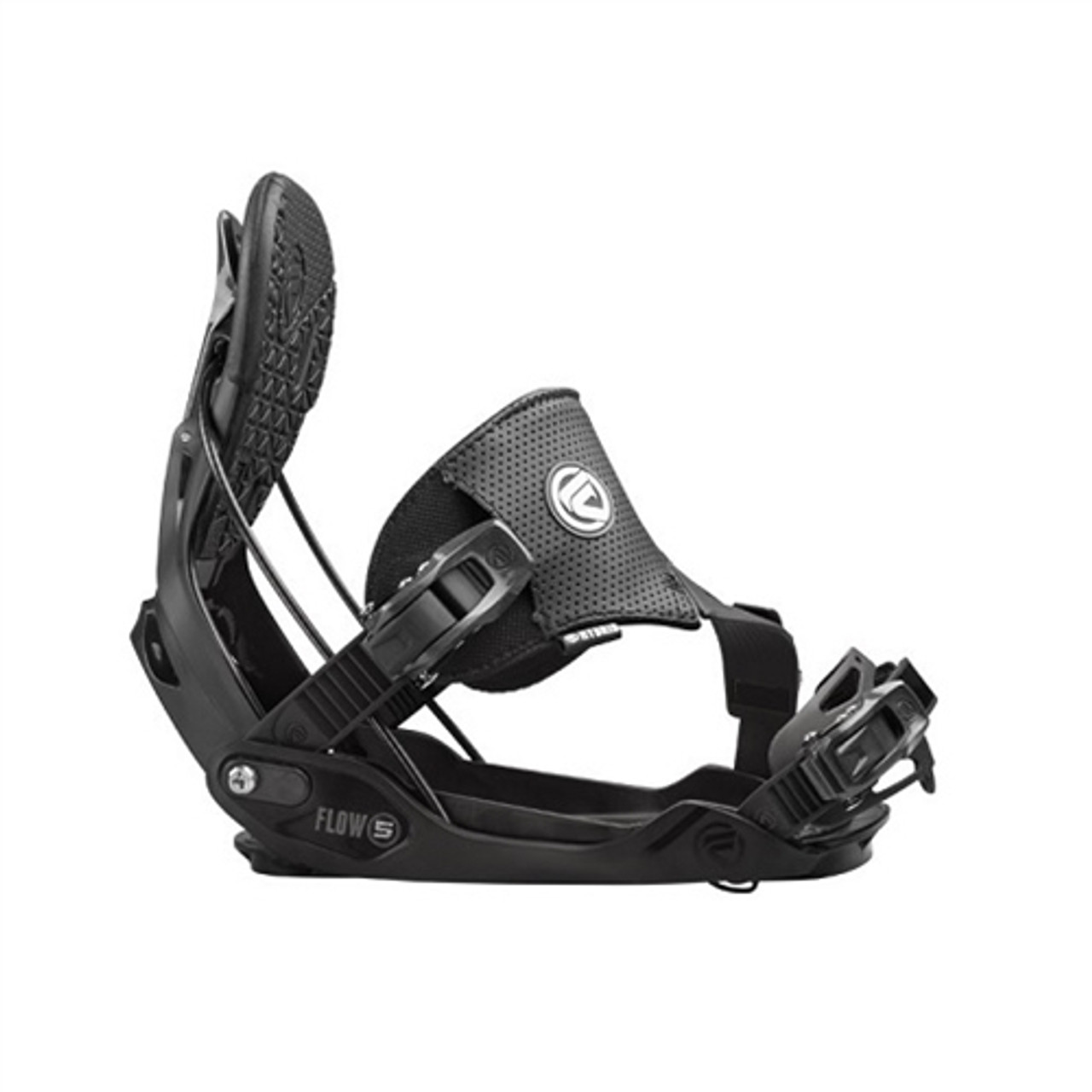Flow 16 Five Hybrd Snowboard Bindings Mens Black M (4.5-7.5)