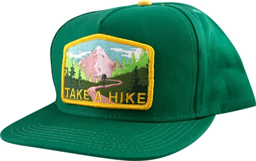 SKATE MENTAL TAKE A HIKE HAT ADJ-GREEN