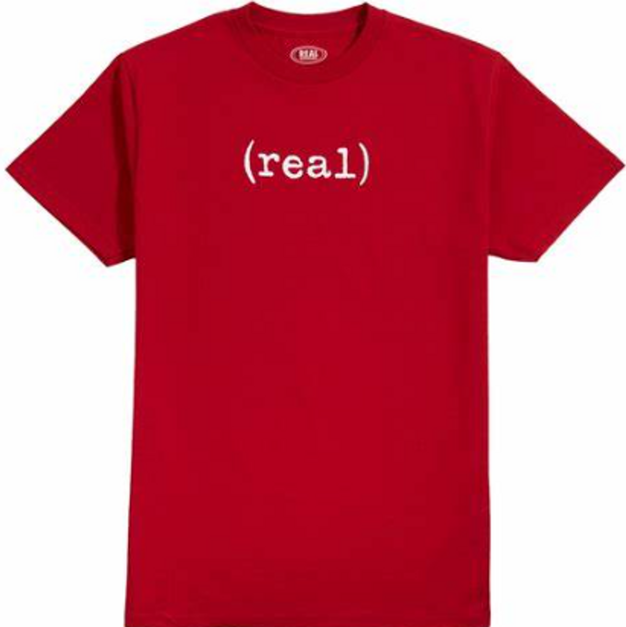 Real Logo Lower Cardinal SS Tshirt Red M