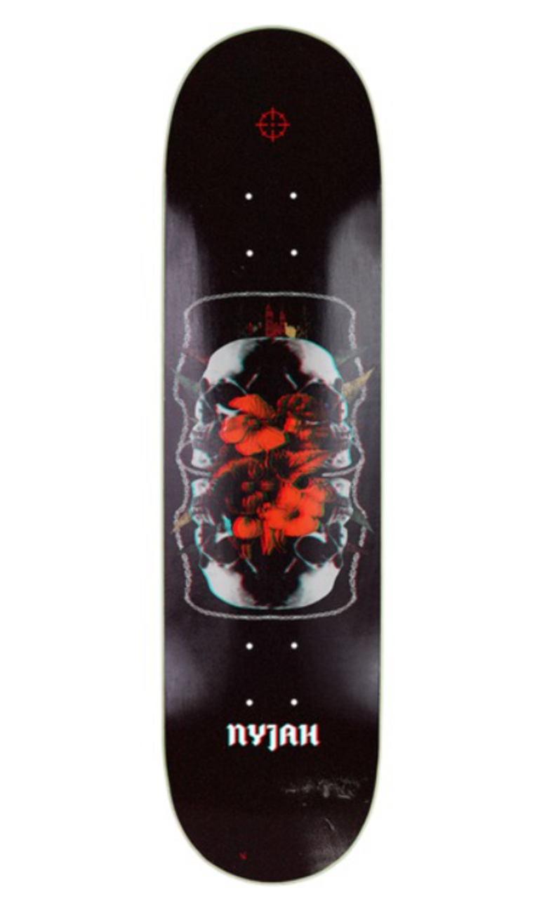 Disorder Nyjah Mirror Skate Deck Black 8.25