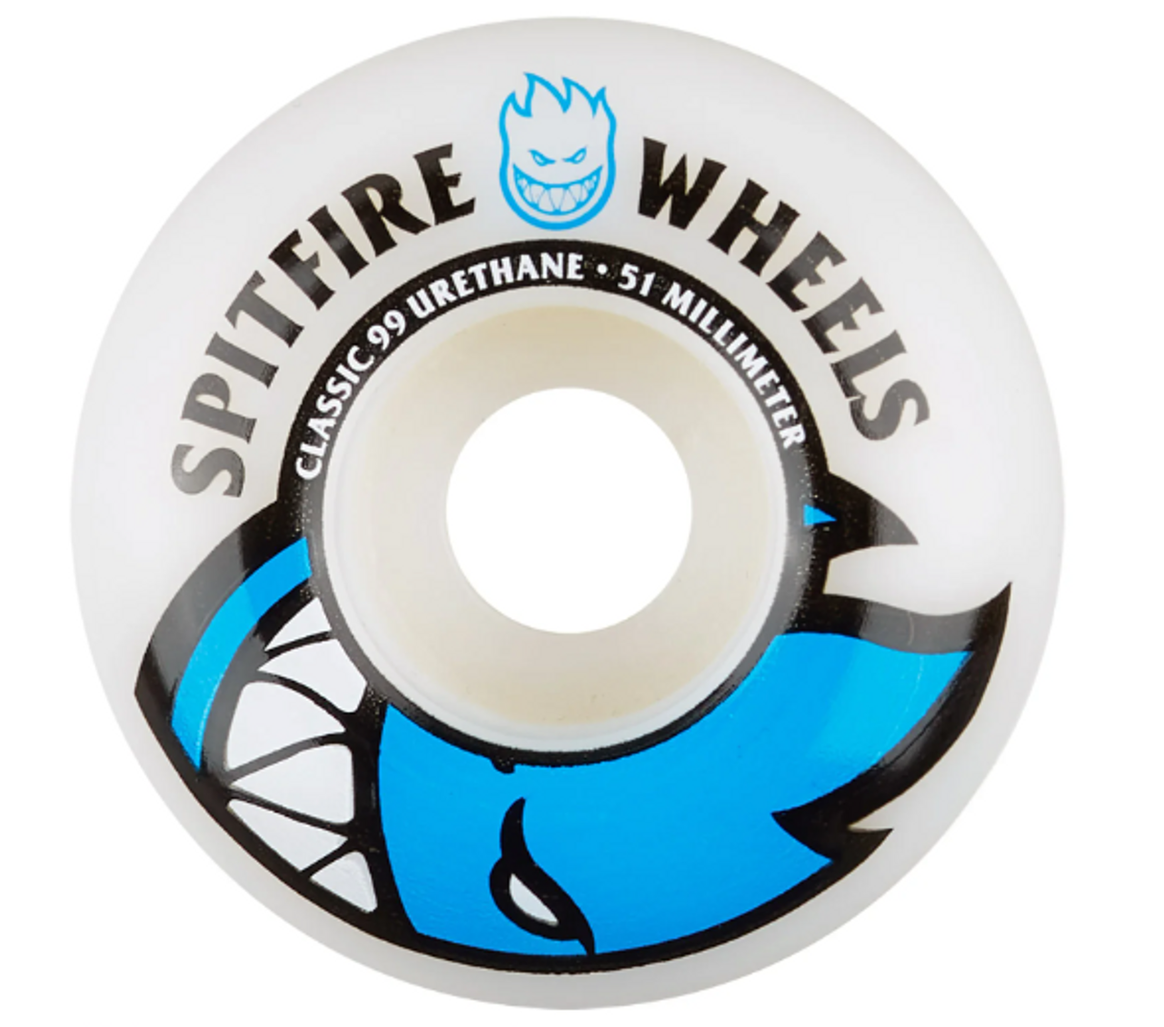 Spitfire Bighead Wheels Set White Blue 51mm/99d