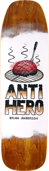 ANTI HERO ANDERSON TOASTED SKATEBOARD DECK 9.25X32.25