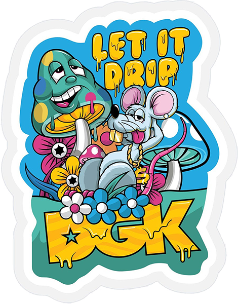 DGK SHROOMY'S STICKER