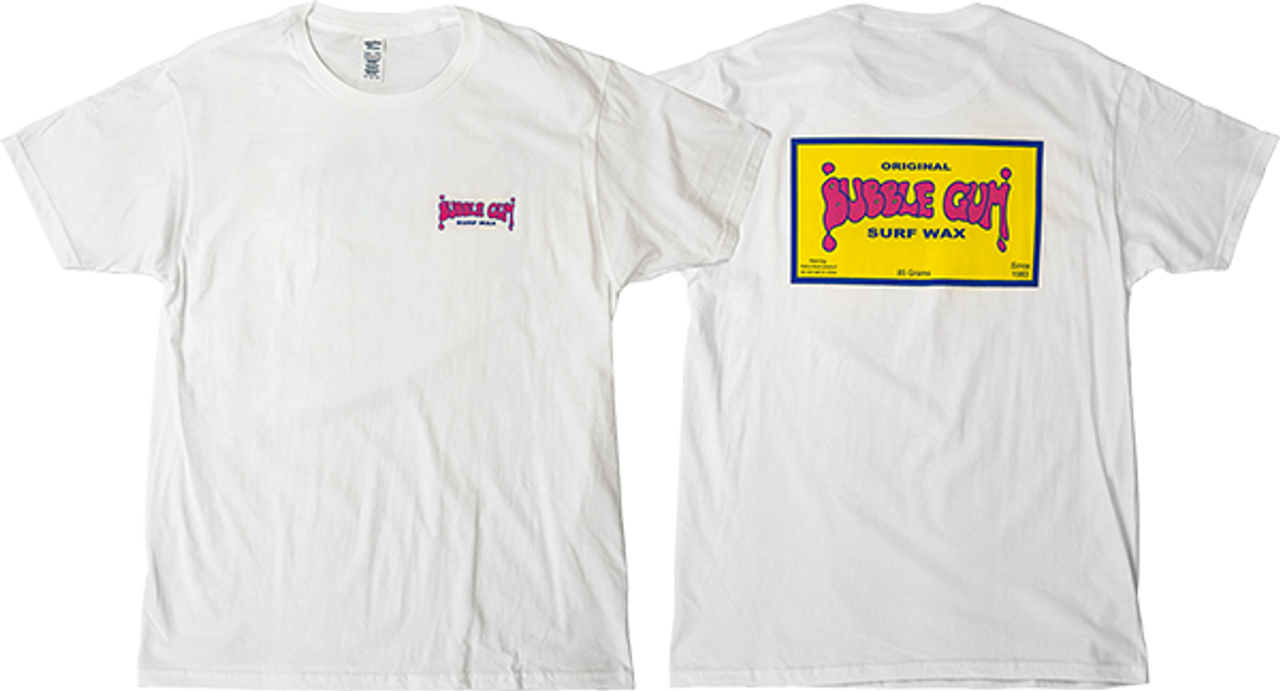 BUBBLE GUM ORIGINAL LOGO SS M-WHITE