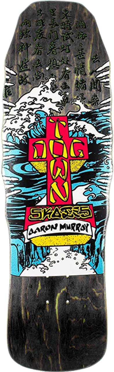 DOGTOWN MURRAY FINGERS M80 SKATE DECK-9.25x32.5 BLK STAIN