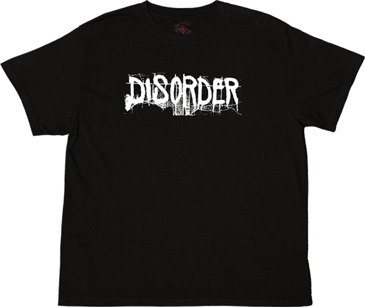 DISORDER SPRAY SS TSHIRT MEDIUM VINTAGE BLACK