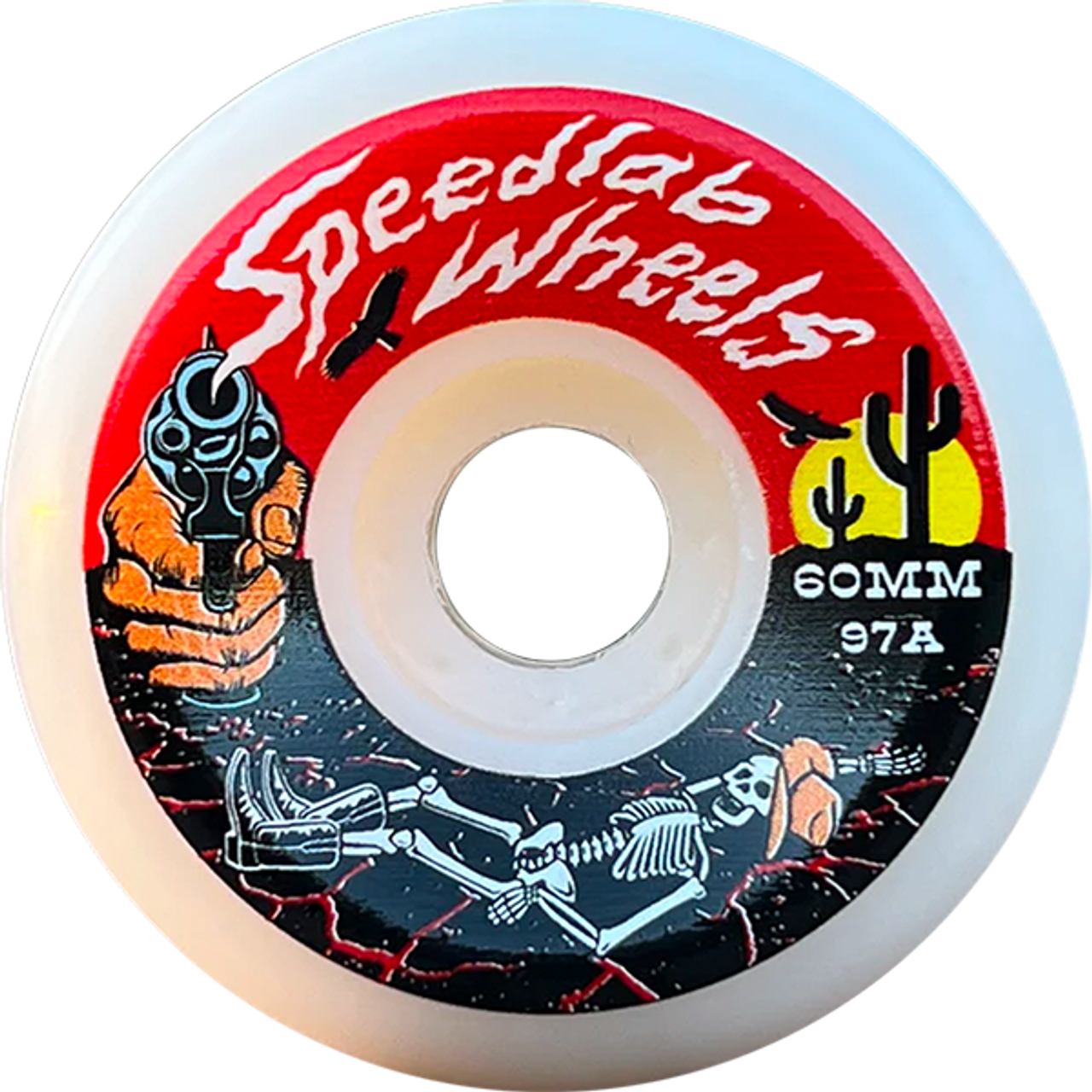 SPEEDLAB OUTLAW 60MM 97A WHT WHEELS SET