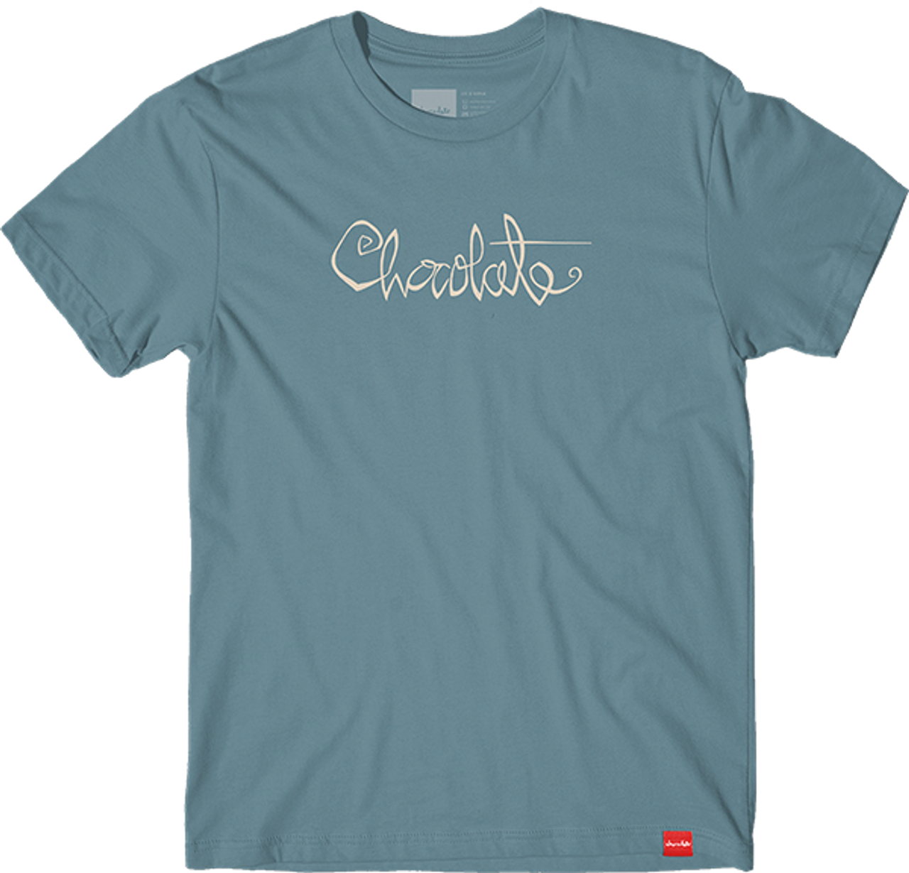 CHOCOLATE SCRIPT SS TSHIRT MEDIUM STONE