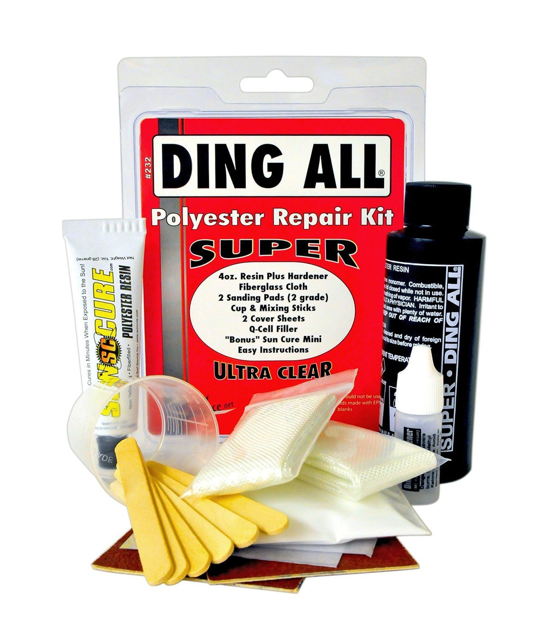 Ding All Super Poly Repair Kit Red Label OneSize