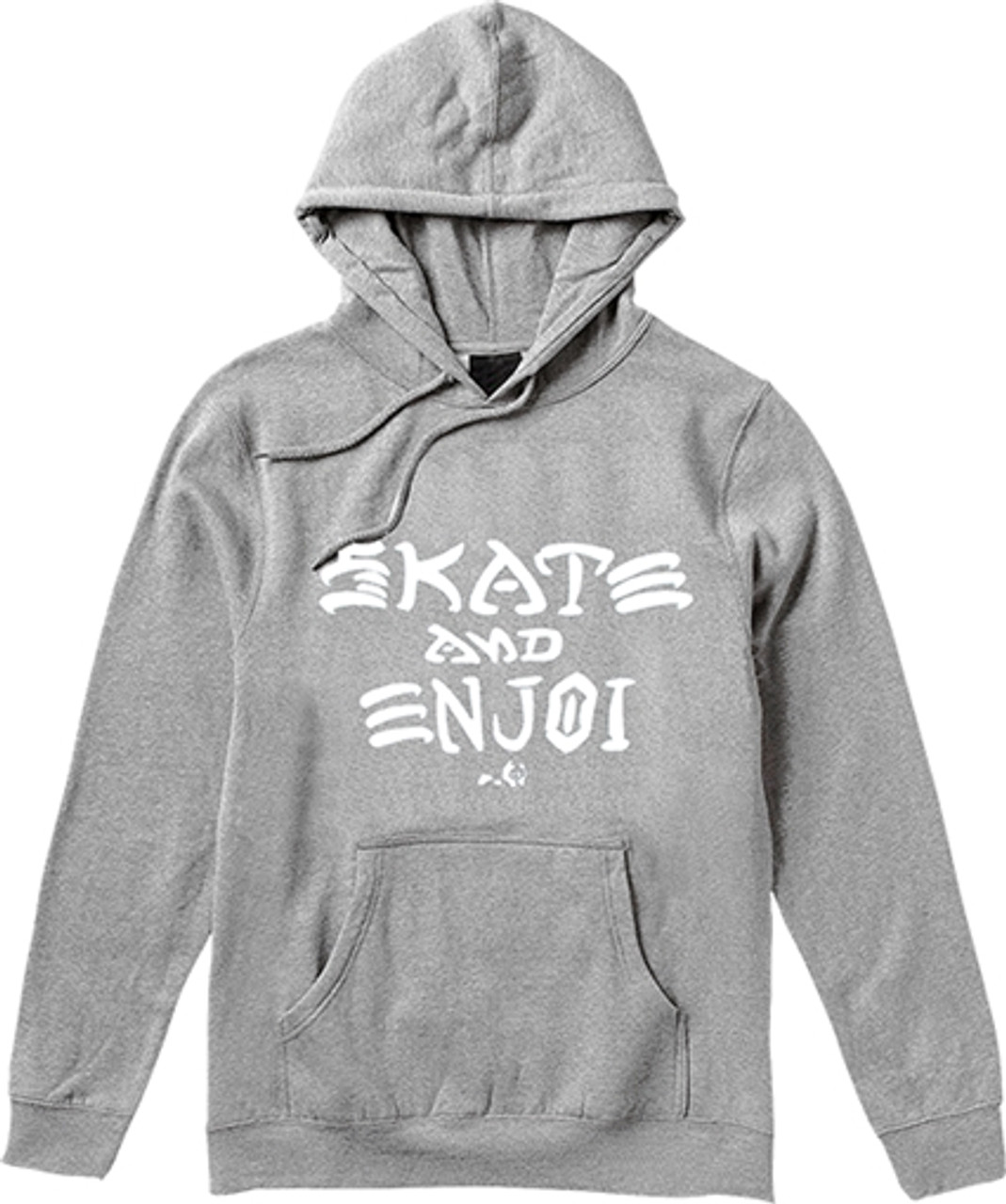 ENJOI SKATE AND ENJOI HOODY SWEATSHIRT XLARGE HEATHER GREY
