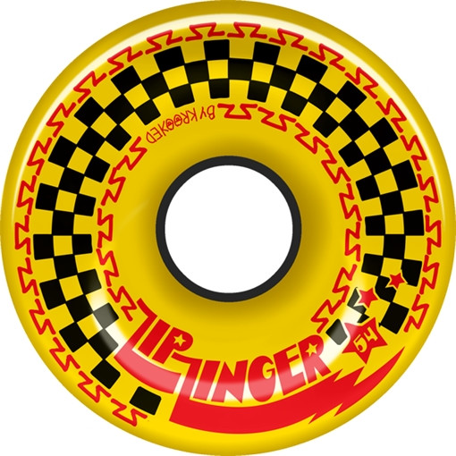 Krooked Zip Zinger 54Mm Yellow | Boardparadise.com