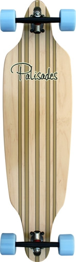 PALISADES DROP-THRU CRUSH ALMOND Skateboard Complete-10.25x38