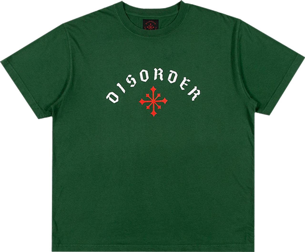 DISORDER ARCH LOGO SS TSHIRT LARGE  OLIVE