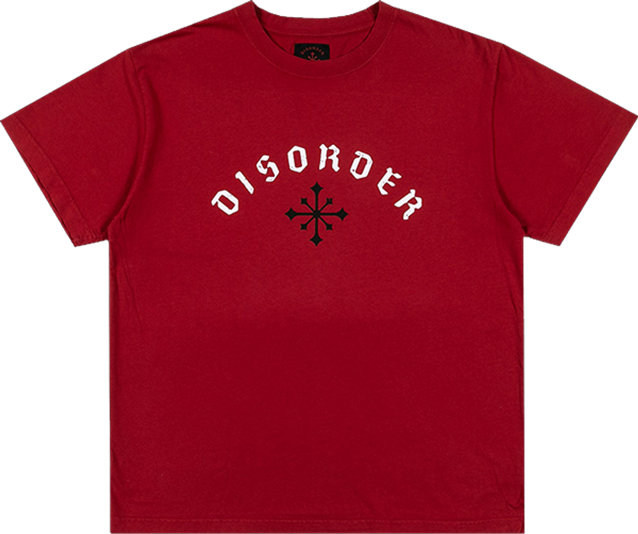 DISORDER ARCH LOGO SS TSHIRT LARGE  DISORDER RED