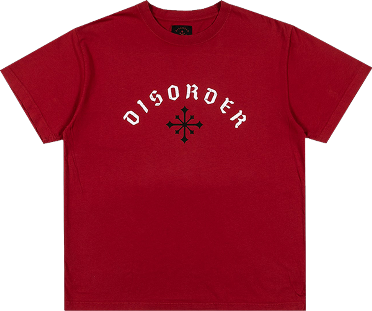 DISORDER ARCH LOGO SS TSHIRT SMALL DISORDER RED