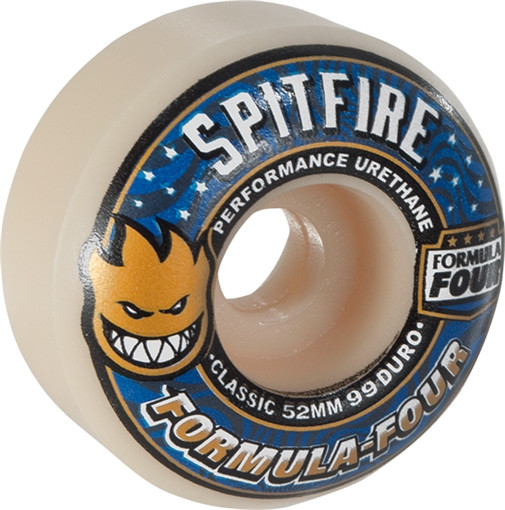 スケートボード Spitfire Wheels Formula Four 99Duro 60mm Amazon.com : Spitfire Formula 4 99a Conical 52mm White W/Yellow