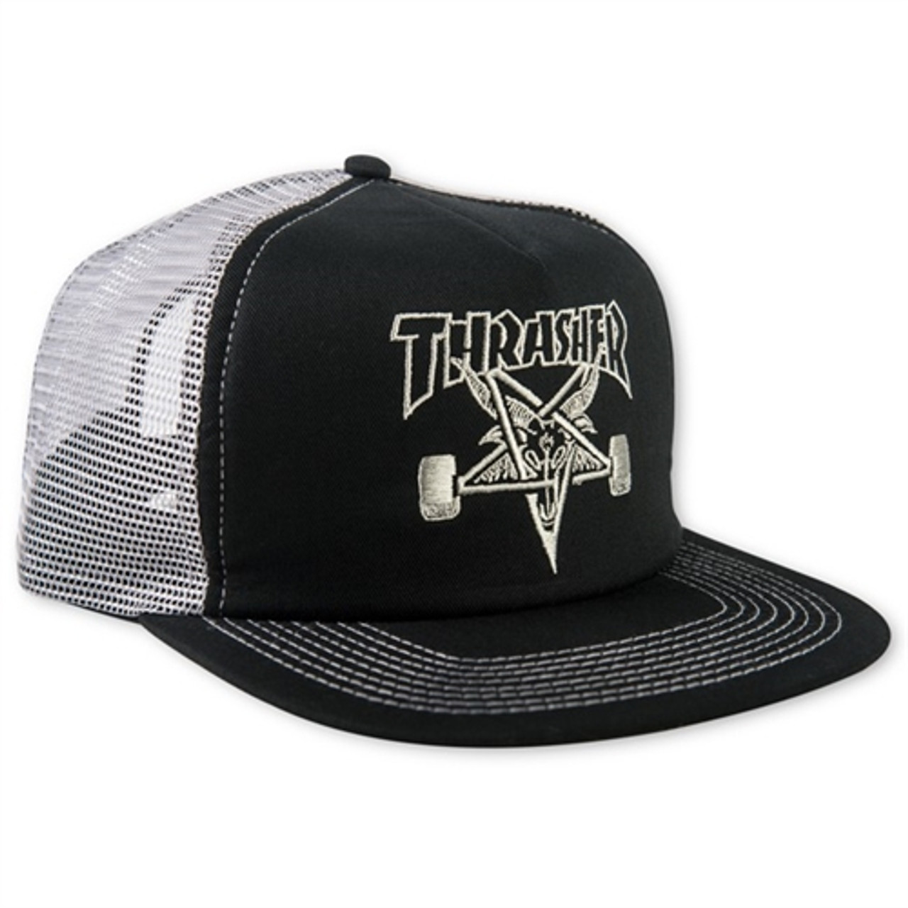 【THRASHER】 SKATE GOAT HOOD - BLACK Thrasher Skategoat Black Hoodie | Zumiez