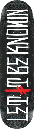 DEATHWISH LET IT BE KNOWN SKATEBOARD DECK-8.12