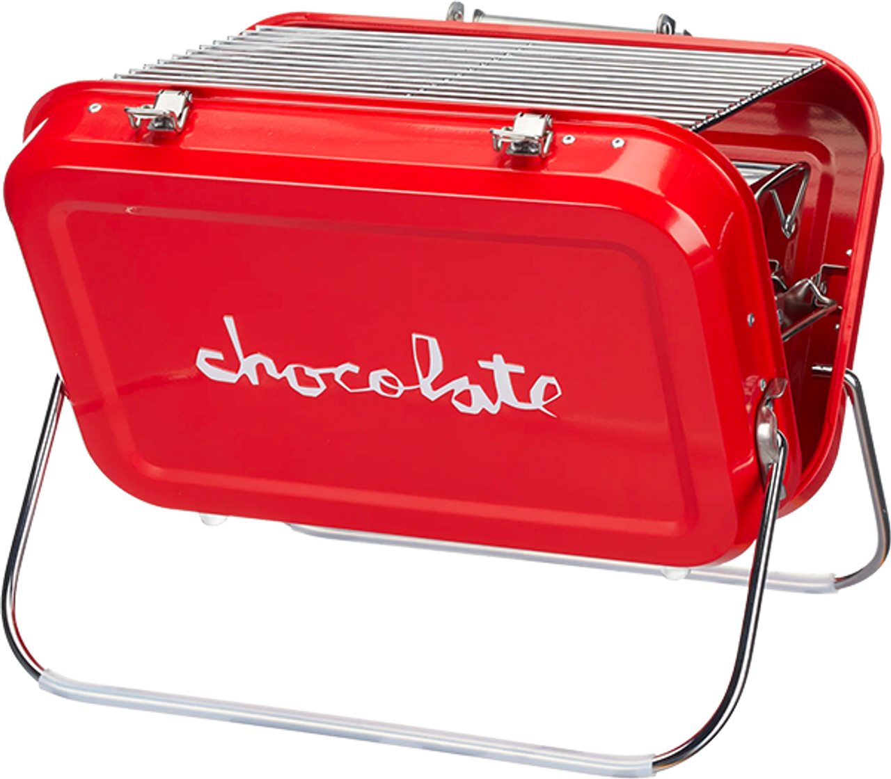 CHOCOLATE CHUNK FOLDING CHARCOAL GRILL RED