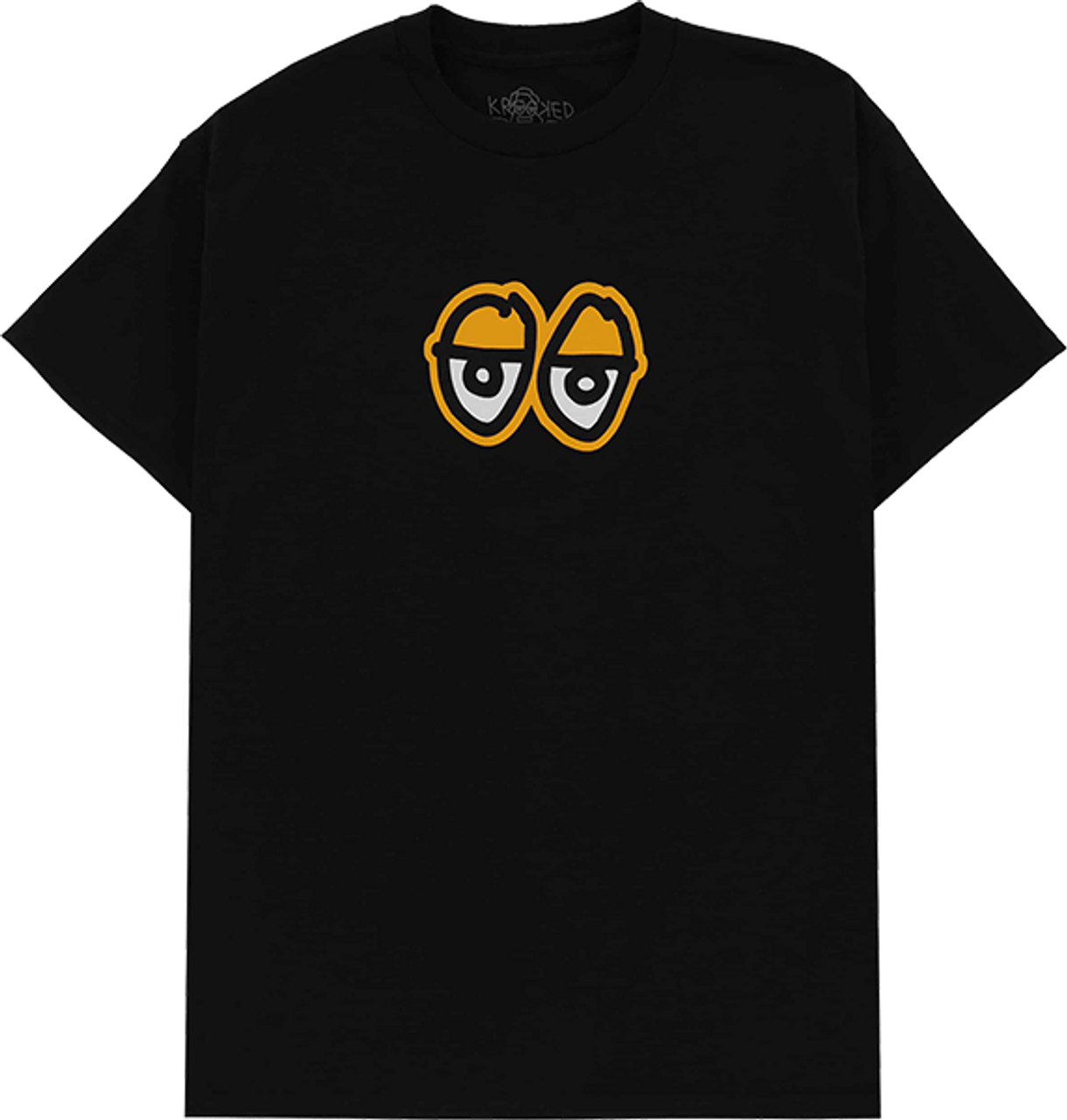 KROOKED EYES LG SS TSHIRT MEDIUM BLK/GLD