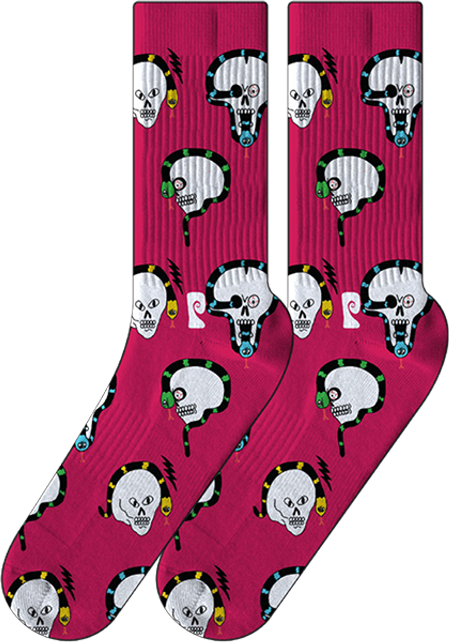 PSOCKADELIC JAY HOWELL SKULLS CREW SOCKS