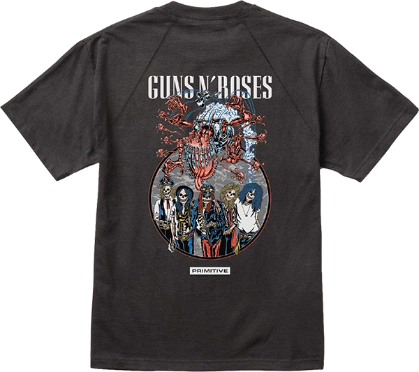 PRIMITIVE GN'R ROBO RAGLAN 3/4 SLV SMALL BLK