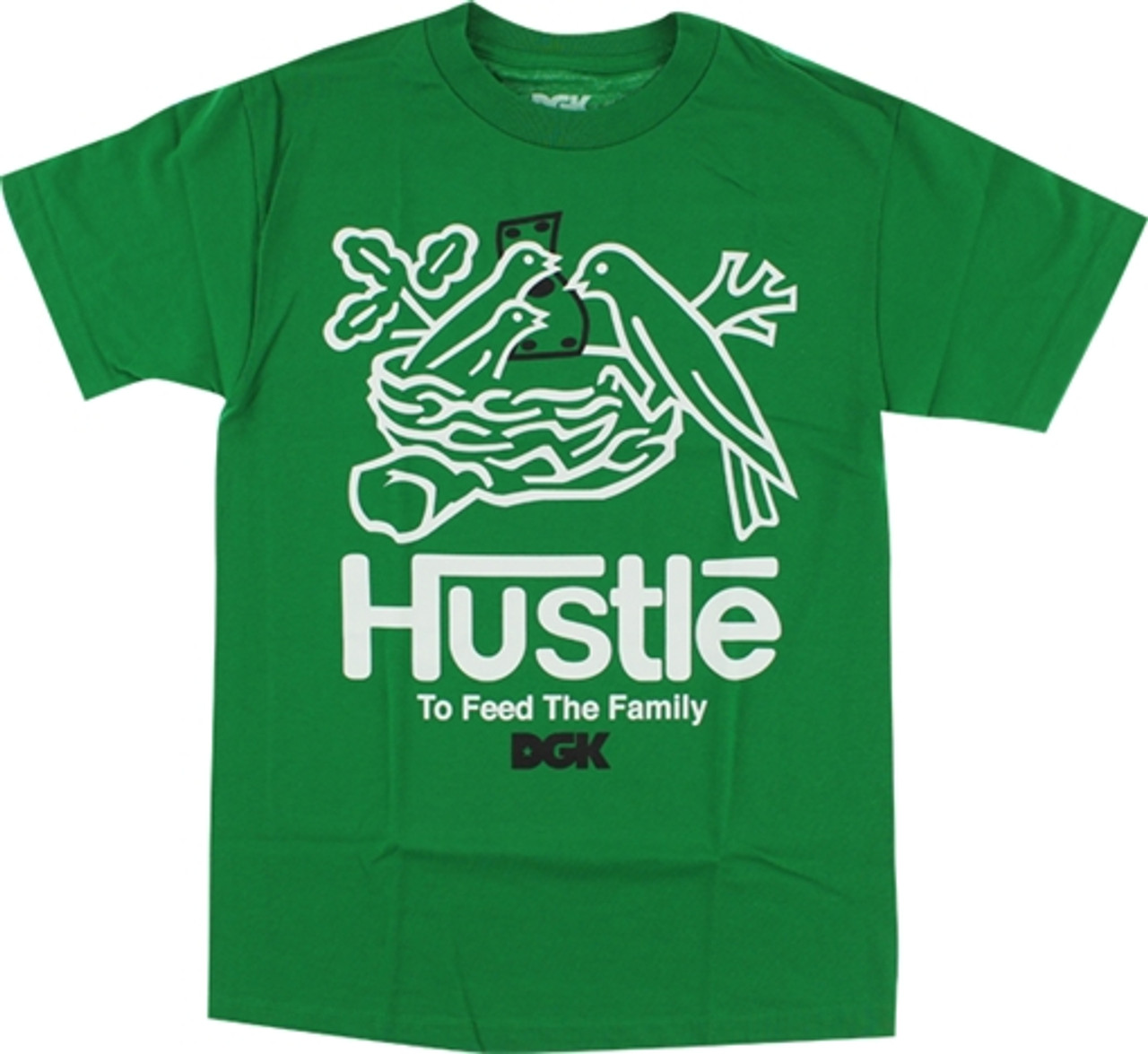 DGK HUSTLE SS Tshirt XLARGE KELLY GREEN