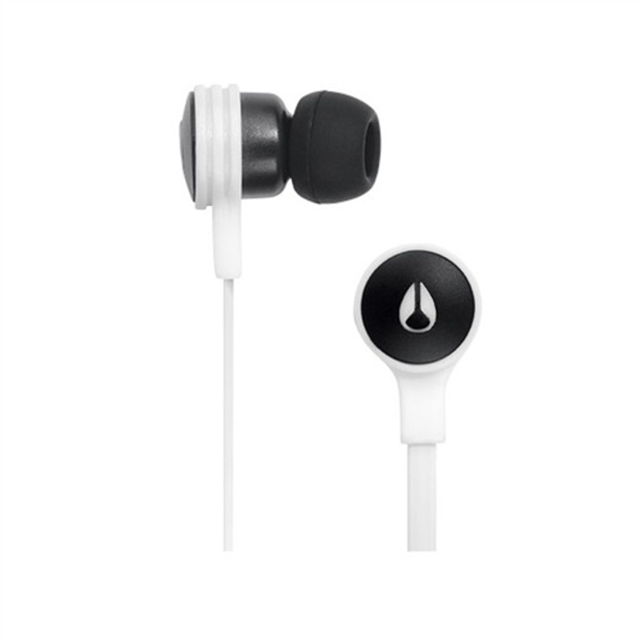 Nixon Jam White Black Earbuds Headphones