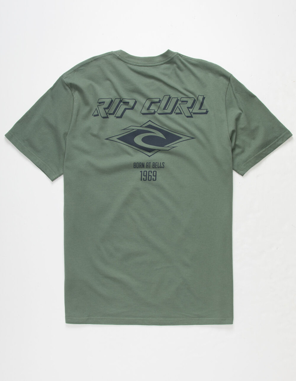 RipCurl Fade Out Icon Tshirt Green